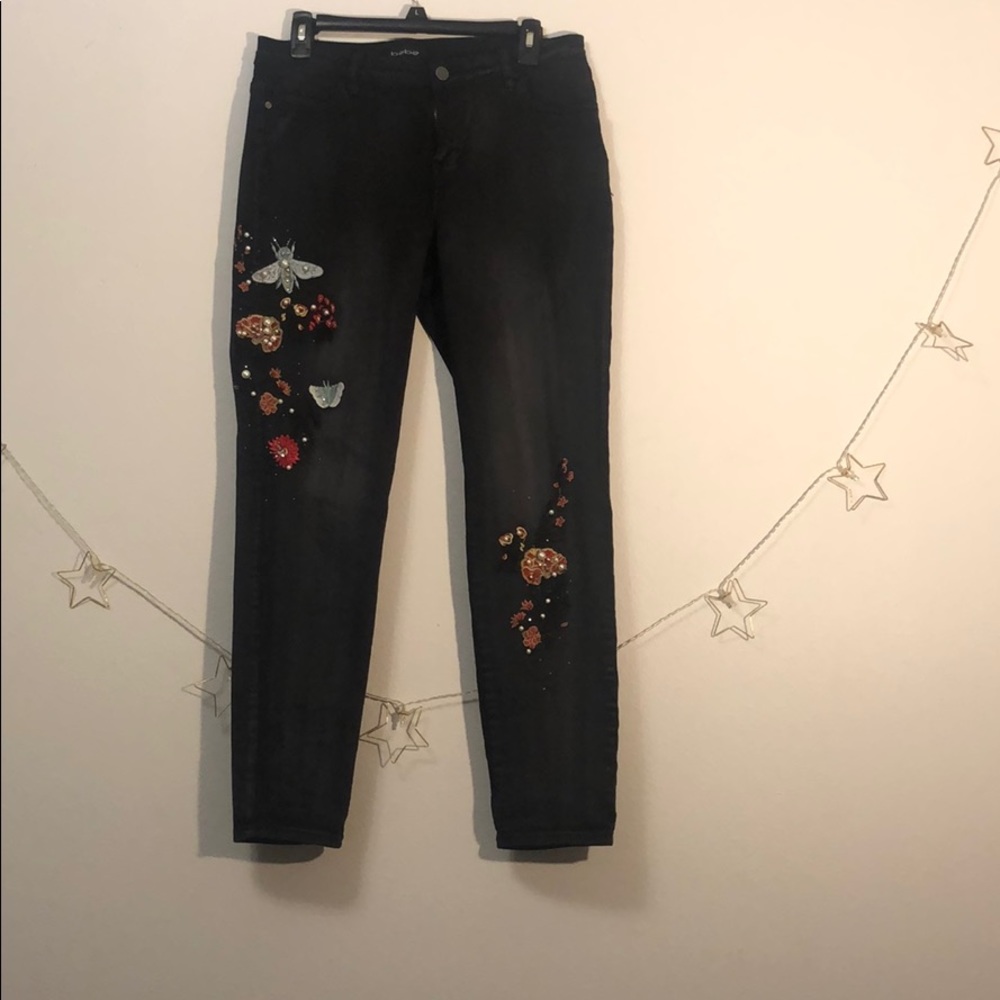 Bebe Embellished Jeans